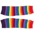 thumbnail image 6 of Masteelf Rainbow Striped Arm Warmer Fingerless for Christmas, 6 of 10