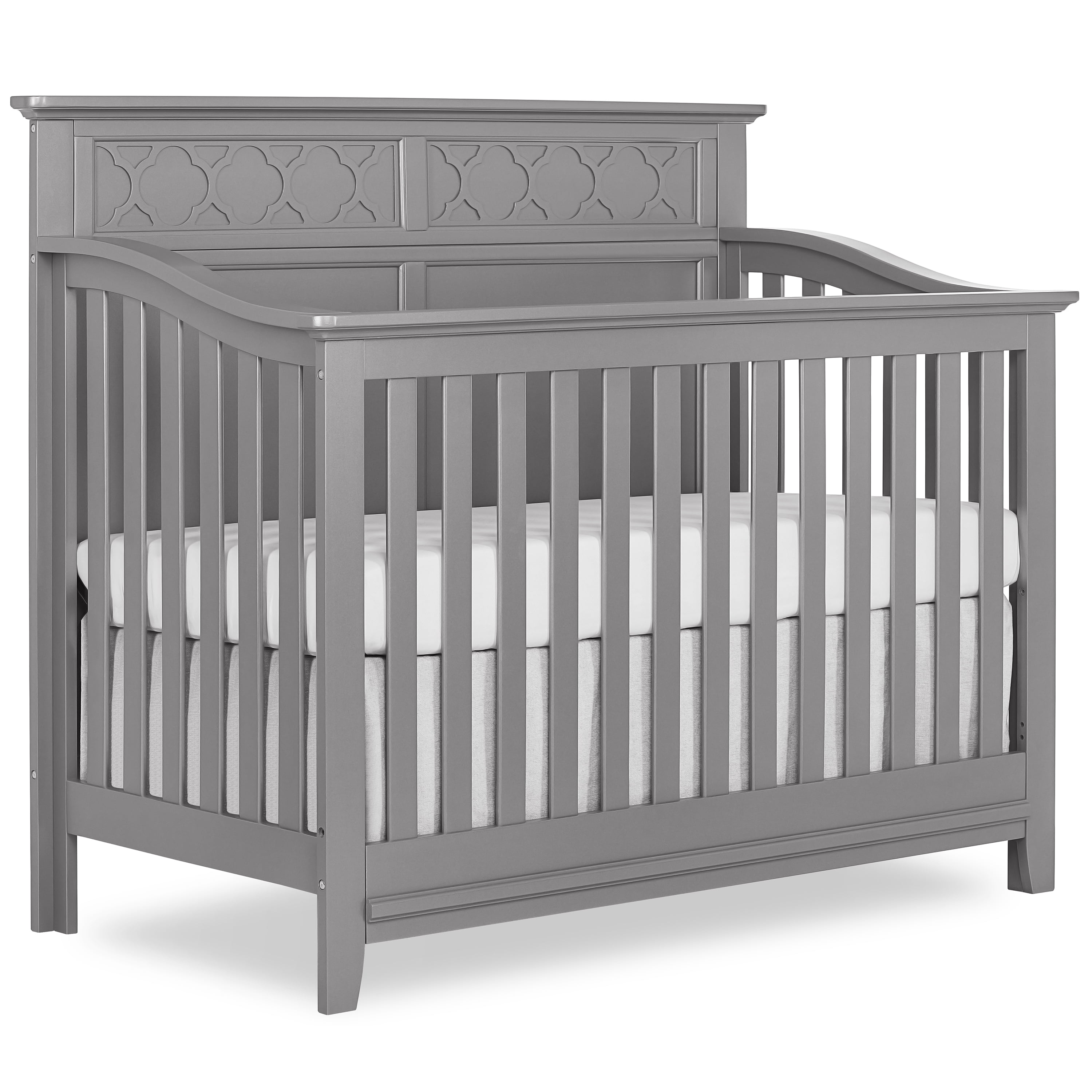 Slumber Baby Harper 4 in 1 Convertible Crib, Storm Grey