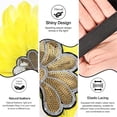 thumbnail image 4 of Bandeaux Jaunes pour Femmes, Coiffe à Sequins pour Mariage, Mascarade, Cosplay, 4 of 4