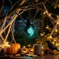 thumbnail image 6 of Gqtwoy Luminous Hanging Arachnid Ornament, Light-Up Arachnid Decor, Halloween Party Decoration, Realistic Spider Pendant, Durable Plastic Halloween Decor, Indoor and Outdoor Fearful Atmosphere, 6 of 6