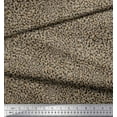 thumbnail image 3 of Soimoi Cotton Voile Fabric Leopard Animal Skin Decor Fabric Printed Yard 42 Inch Wide, 3 of 3