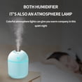 thumbnail image 3 of Mini humidificador fresco y colorido, humidificador de escritorio personal USB para automóvil, sala de oficina, dormitorio, etc. Apagado automático, 2 modos de niebla, súper silencioso. (Bla, 3 of 5