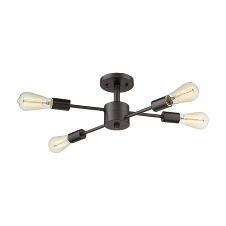Eglo Usa Sonora Semi Flush Mount Light