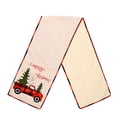 thumbnail image 1 of Inteprter Coche de Navidad Árbol de Navidad Bandera Camino de Mantel Mantel Decoración de Navidad Suministros Kits de decoración para fiestas Inteprter HA020021-00, 1 of 1