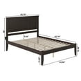 thumbnail image 6 of Madison Queen Platform Bed with Open Foot Board in Espresso, 6 of 6