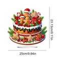 thumbnail image 4 of Acrílico Forma Especial Navidad Hombre Pastel Escritorio Diamante Pintura Decoraciones, 4 of 7