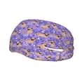 thumbnail image 2 of Goofa Pugs and Flowers Pattern Sweatbands Sports Headband for Men & Women,Moisture Wicking Athletic headband,Breathable Sweatband,Sports accessories,Workout gear, 2 of 9