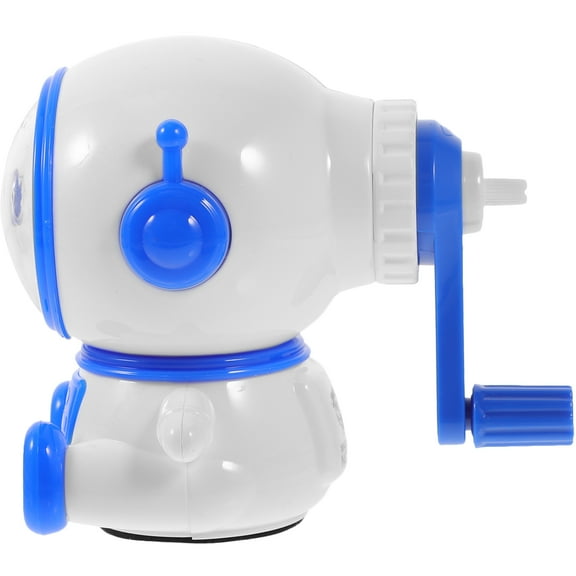 HOMEMAXS Portable Cartoon Pencil Sharpener for Daily Use in Blue Plastic and Metal Ideal for Students