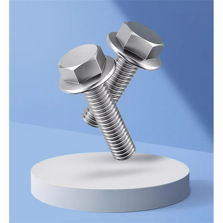 100 Pcs Trim Hex Head Cap Screws – #8-32 X 1/2 Inch, 18-8 Stainless Steel, Rust Resistant