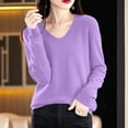 thumbnail image 4 of Women Sweaters Winter Clothes for Women Oversized Knit Sweater Turtleneck Pullover Soft Casual Long Sleeve Top Winter Warm Fall Crewneck, 4 of 4