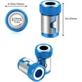 thumbnail image 5 of 5 Pieces Magnetic Screw Ring Bit Magnetizer Ring Metal Magnetizer Screw, Removable for 1/4 Inch/ 6.35 mm Hex Screwdriver and Power Bits (Blue), 5 of 7