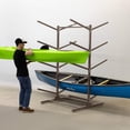 thumbnail image 3 of Teal Triangle Freestanding G-Watersport 8 Kayak and SUP Outdoor Storage Rack, Heavy Duty Adjustable Weatherproof Stand, 3 of 5