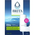 thumbnail image 1 of Brita Tap Water Filter System, Water Faucet Filtration System with Filter Change Reminder, Reduces Lead, BPA Free, Fits Standard Faucets Only - Basic, White,, 1 of 9