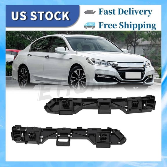 Front Bumper Support Brackets Left & Right Set For 2013-2017 Honda Accord, Reinforcement Mounts 71198-T2A-A01 71193-T2A-A01.