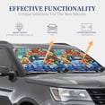 thumbnail image 4 of Balery Floral Truck Welcome Parasol para parabrisas de coche de 2 piezas | Parasol plegable para parabrisas delantero de coche para la mayoría de sedanes-Medium, 4 of 6