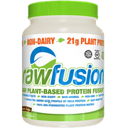 RawFusion Plant-Based Protein Powder, Peanut Chocolate Fudge, 2 Lb, 30 Servings