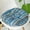 Blue Geometry, variant on CHUNTIAN Boho Chair Seat Cushion Thick Round Office Chair Pad Comfortable Indoor Patio Furniture Seat Cushion Soft Geometric Pattern Mat (Flamingo,18 Inches)