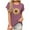 Red, variant on Women's T-Shirts Vintage Boho Sun Flowers Graphic Tees Cute Printed Shirts Casual Summer Short Sleeve Tops