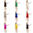 thumbnail image 3 of Zecgelong Square Sequin Sleeveless Dress Girls Party Outfit Black 3-4 Years, 3 of 5