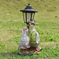 thumbnail image 6 of DAMAI Solar Goose Garden Stalue Outdoor, Goose Figurine Flower Pot Decor with Solar Lantern for Yard Art Lawn Ornaments, Gardening Gifts for Mom, 6 of 6