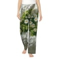 thumbnail image 2 of Lsque Nature Hand Daisies Art Print Women's Pajama Pants, Lounge Pant - Comfortable Home Wear,Elastic Waistband, Stylish Design-X-Large, 2 of 9