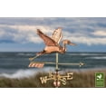 thumbnail image 3 of Good Directions Blue Heron with Arrow Weathervane with Roof Mount, Pure Copper - 21"L, 3 of 3