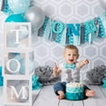 thumbnail image 4 of 4 Pcs Clear with Metallic Gold 12-Inch Transparent Balloon Boxes Events Home Wedding Reception Centerpieces Decorations(White), 4 of 10