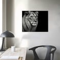 thumbnail image 3 of Black and White Gray Canvas Wall Art-Inner Framed Printed on Canvas Modern Artwork for Home Decorations and Easy to Hang for Living Room Bedroom-ess Wall Art, 3 of 4
