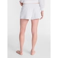 thumbnail image 3 of No Boundaries Soft Sleepwear Shorts, 2.5'' Inseam, Women’s and Women’s Plus XXS-3X, 3 of 5