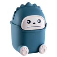 thumbnail image 2 of Desktop Organizer Small Trash Can For Creative Use 9.24x6.09x5.5in Blue Plastic 1Pcs, 2 of 5