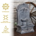 thumbnail image 5 of Sunnydaze French-Inspired Traditional Reinforced Concrete Outdoor Water Fountain, 5 of 15
