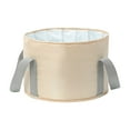 thumbnail image 2 of Fiudx Cube Apilables, Portátiles, Viajes, con Aislamiento Térmico, Prueba de Fugas, Baño de Pies, Lavabo para Piernas para El Hogar, 2 of 3
