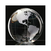 Badash Crystal Clear 3in Globe Paperweight