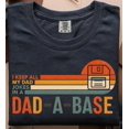 thumbnail image 3 of I Keep All My Dad Jokes In A Dad-a-Base T-Shirt, Funny Dad Shirt, New Dad Gift, Gift For Dad, Dad A Base Shirt, 3 of 5