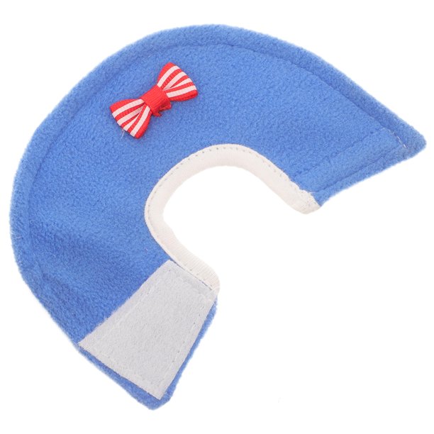unbranded Collar Para Pájaros Con Transpirable Y Resistente Color Azul Para Evitar Lesiones Por Mordedura
