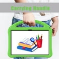 thumbnail image 5 of Kids Case for 2025 Tab 2 10.1", Children Friendly EVA Foam Protective Stand Handle Cover for T-Mobile Tab 2 10.1 Inch Tablet - Green, 5 of 14