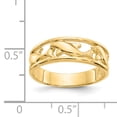 thumbnail image 2 of 14K Yellow Gold Triple Dolphin Band Ring, 2 of 2