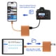 thumbnail image 4 of Lector de Tarjetas de Memoria SZHAIYIJIN USB-C Lightning con Ranuras Dobles, 4 of 9