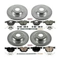 thumbnail image 3 of PowerStop Front and Rear Z23 Evolution Sport Carbon-Fiber Ceramic Brake Pad and Drilled & Slotted Rotor Kit Fits: BMW Select Models K7021, 3 of 10