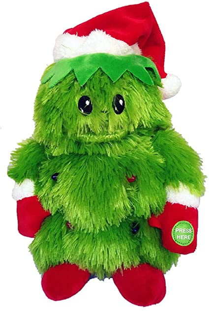 animated plush christmas tree