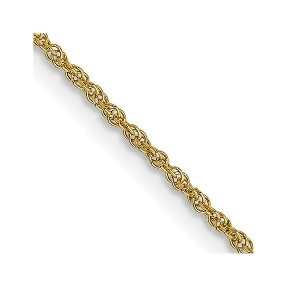 Quality Gold PEN173-14 14K Yellow Gold 1.1 mm Baby 14 in. Rope Chain