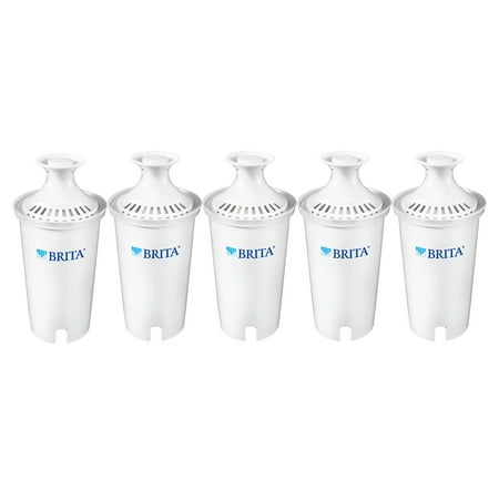 Brita Standard Water Filter Replacements, BPA Free, 5 Count