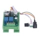 thumbnail image 1 of Controlador de velocidad de motor PWM, placa de control tipo riel, regulador de motor de fuerte conectividad, 10 A, 12 V CC a 55 V, 1 of 14