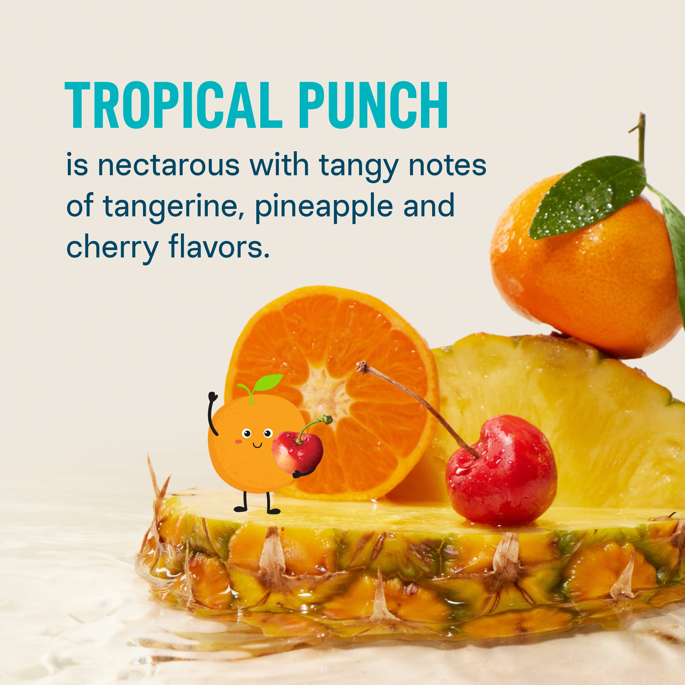 (3 pack) Liquid I.V.® Tropical Punch Hydration Multiplier® for Kids Powdered Electrolyte Drink Mix, 8 Count Packets