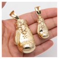 thumbnail image 2 of Shiny Boxing Glove Pendant Unisex Adult 10K Yellow Gold, All Sizes - Goldum NYC, 2 of 4