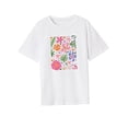 thumbnail image 4 of Camiseta de mujer Verano Regular Fit Trajes Mujer Manga Corta Top Cuello Redondo Camiseta XL, 4 of 7
