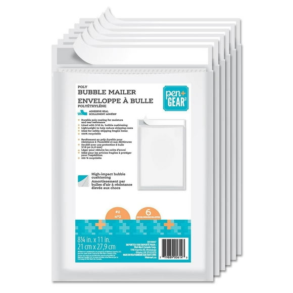Pen+Gear Poly Bubble Mailer #2