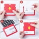 thumbnail image 4 of Porta Credencial RetráCtil, Porta Credencial de IdentificacióN Deslizante de PláStico con Clips para Carrete de Credencial RetráCtil, Paquete de 3 Horizontales Rojos, 4 of 5