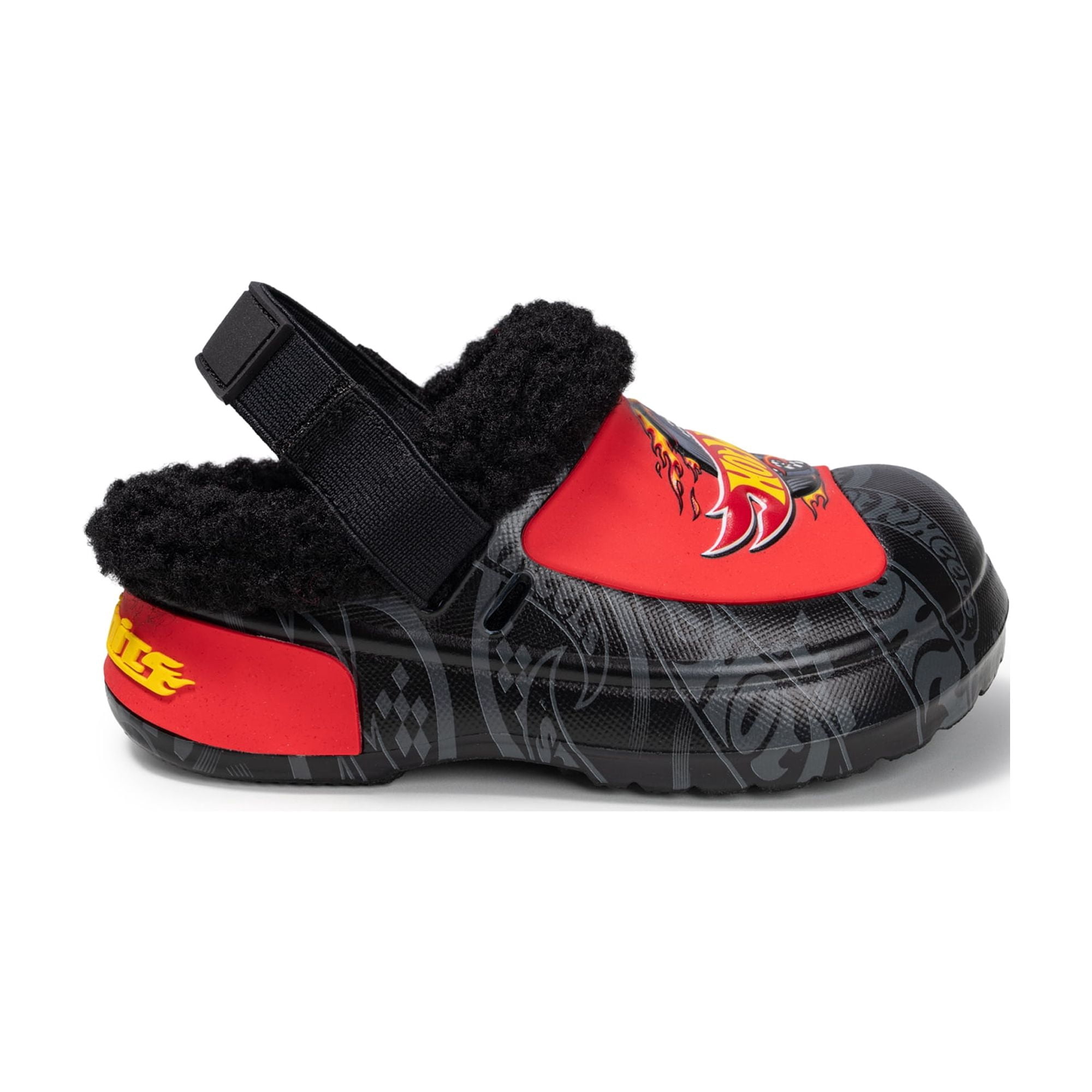 Hot Wheels Toddler Faux Fur Lined Clogs