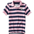 thumbnail image 1 of Polo de Rugby Aeropostale Hombre Rayas Rosa Grande, 1 of 1